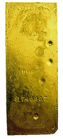 Eureka gold ingot